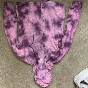 Empyre Woman’s Button Up Jacket with Hood. Size Medium.